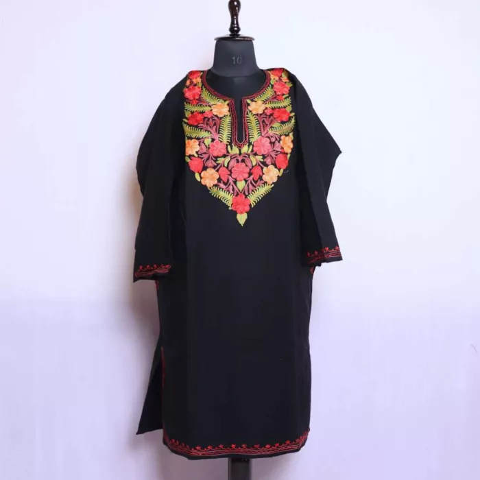 Kashmiri feran dress female winter 36 jpg