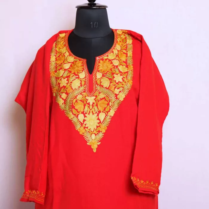 Kashmiri feran dress female winter 38 1