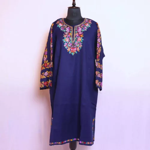 Kashmiri pheran designer hand aari embroidery 20241004 08