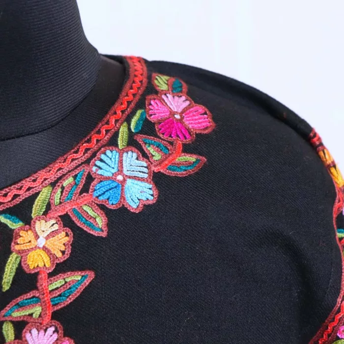 Kashmiri pheran designer hand aari embroidery 20241004 18