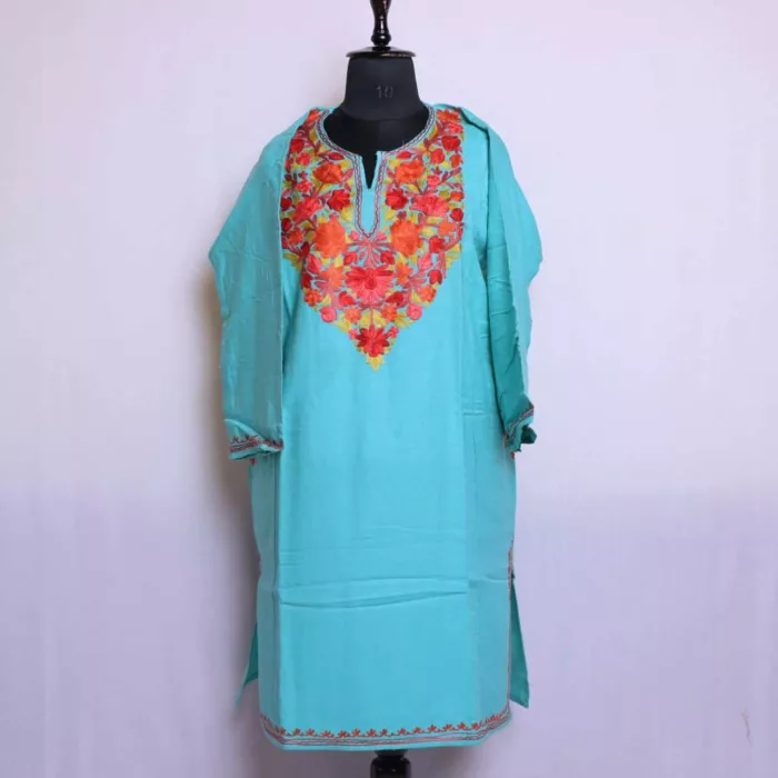 Kashmiri pheran dress female winter 15 jpg