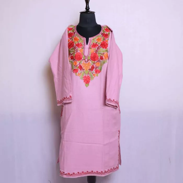 Kashmiri pheran dress female winter 24 jpg