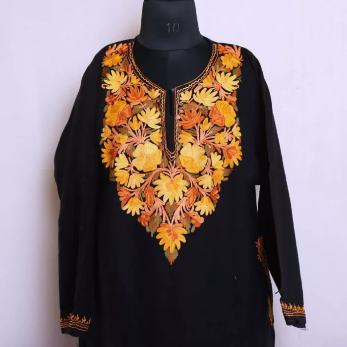 Kashmiri pheran dress female winter 33