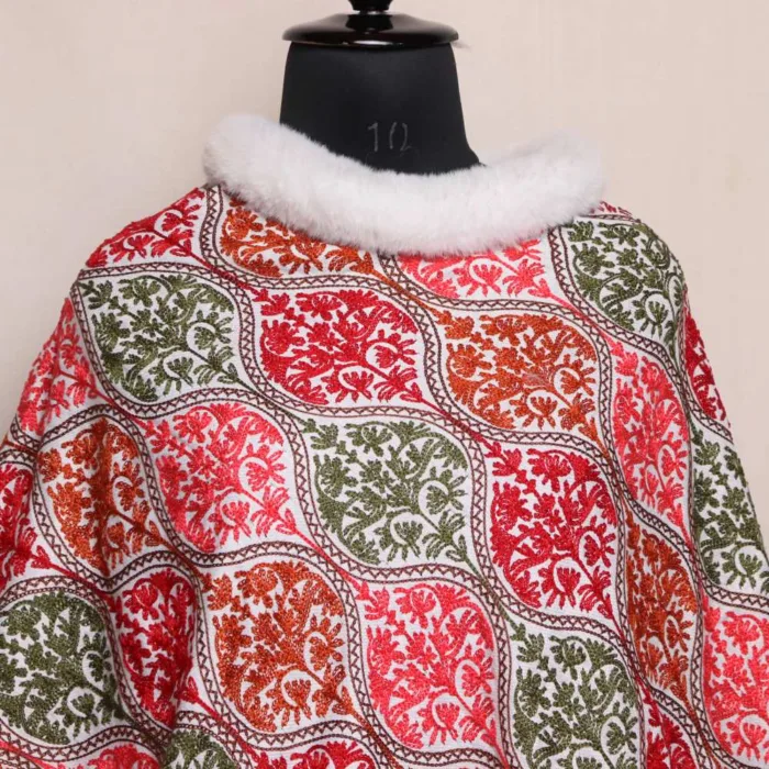 Kashmiri poncho designs 05