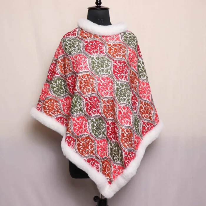 Kashmiri poncho designs 06