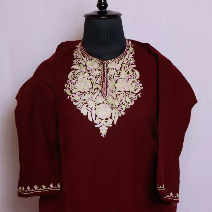 Kashmiri short pheran for ladies new 29 jpg