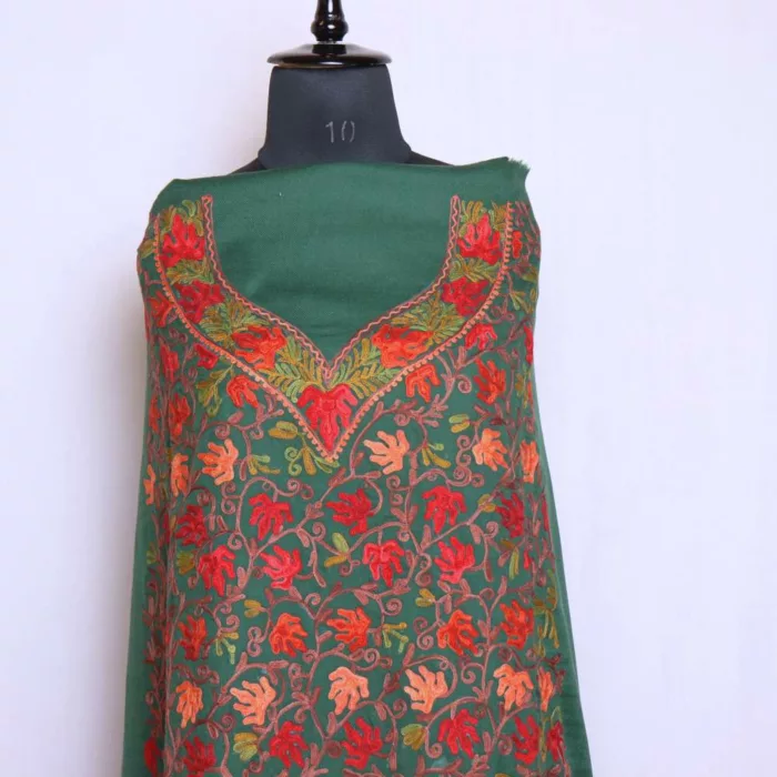 Kashmiri woolen suit with embroidery 20241012 11