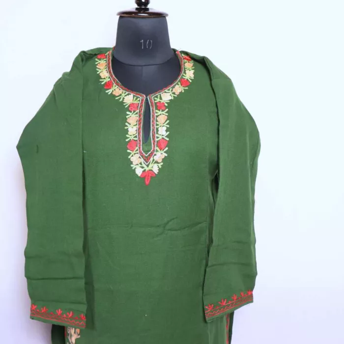 Kurtas Woolen Online female budget friendly kashmiri 03 jpg