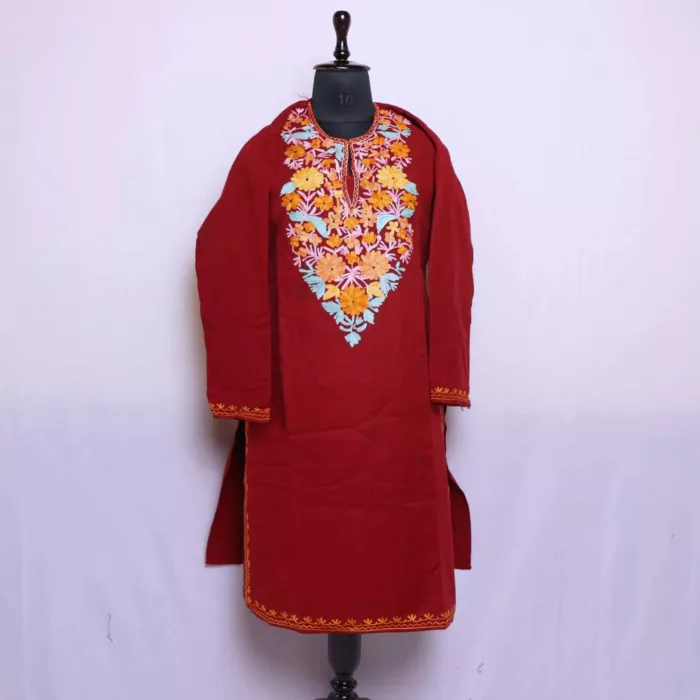 Kurtas Woolen Online female budget friendly kashmiri 10 jpg