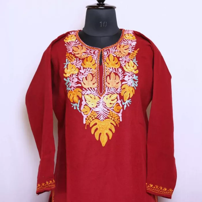 Kurtis Woolen Online female budget friendly kashmiri 27