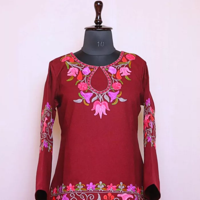 Woolen coord sets kashmir embroidery aari 20241006 08 jpg