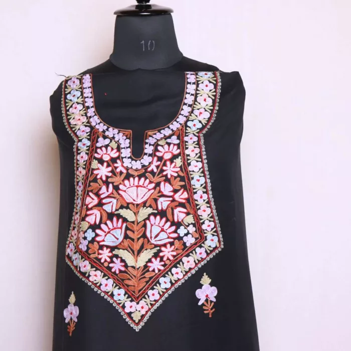 Woolen suits Spun kashmiri with aari embroidery 20241011 08 jpg