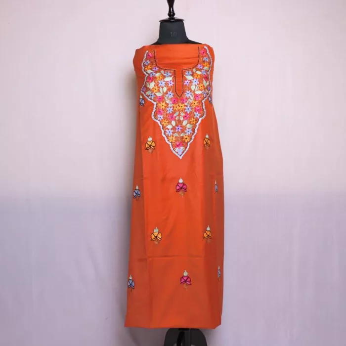 Woolen suits Spun kashmiri with aari embroidery 20241011 12 jpg