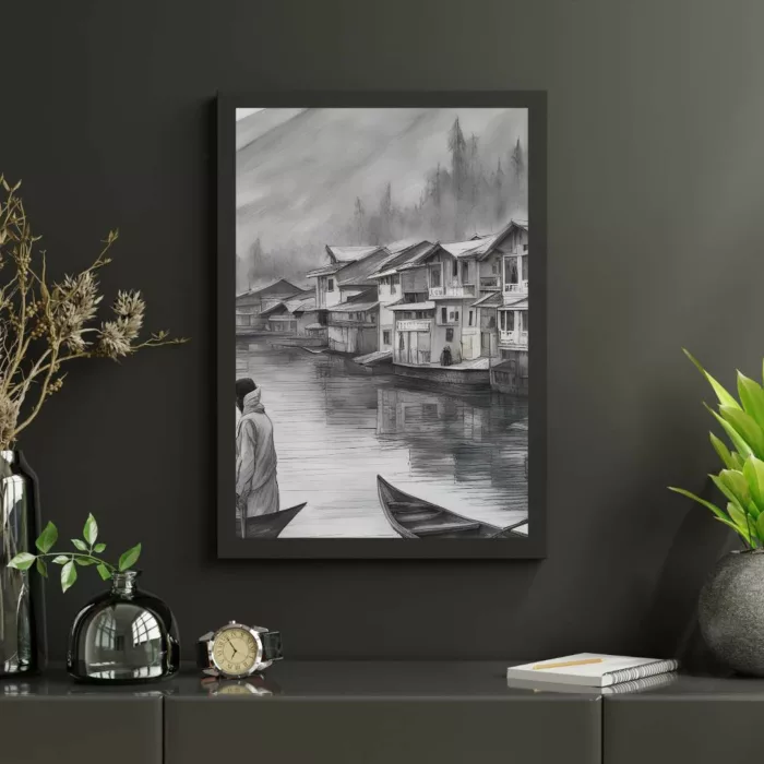 dal lake painting jpg