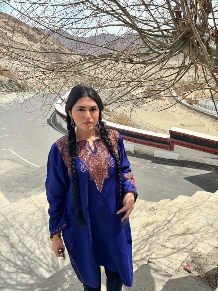 designer pheran kurta cust