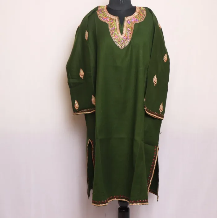 kashmiri tilla pheran wool 1 jpg