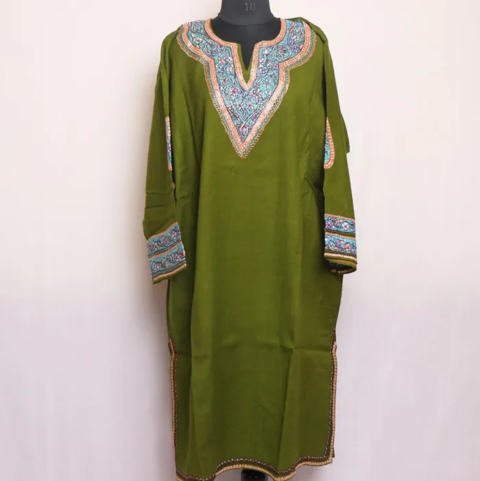 kashmiri tilla pheran wool 7 jpg