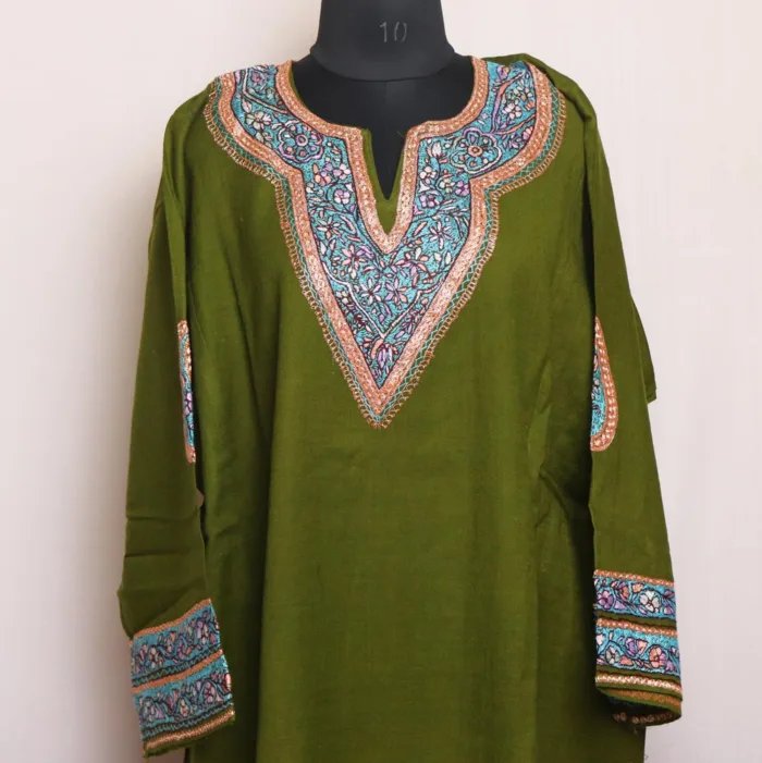 kashmiri tilla pheran wool 8 jpg