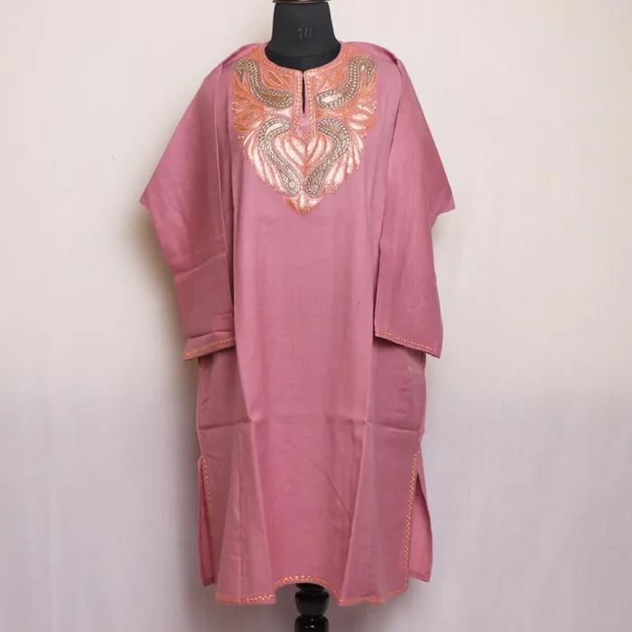 tilla pheran dress kashmiri raffal wool gyawun 10 jpg