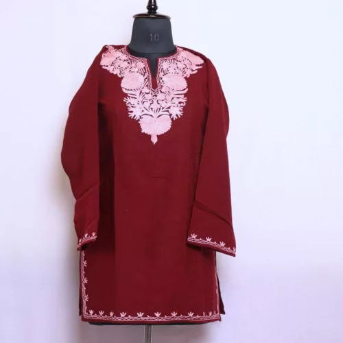 woolen short kashmiri kurta online 20241015 25