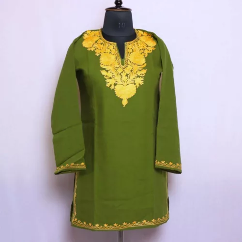 woolen short kashmiri kurta online 20241015 31