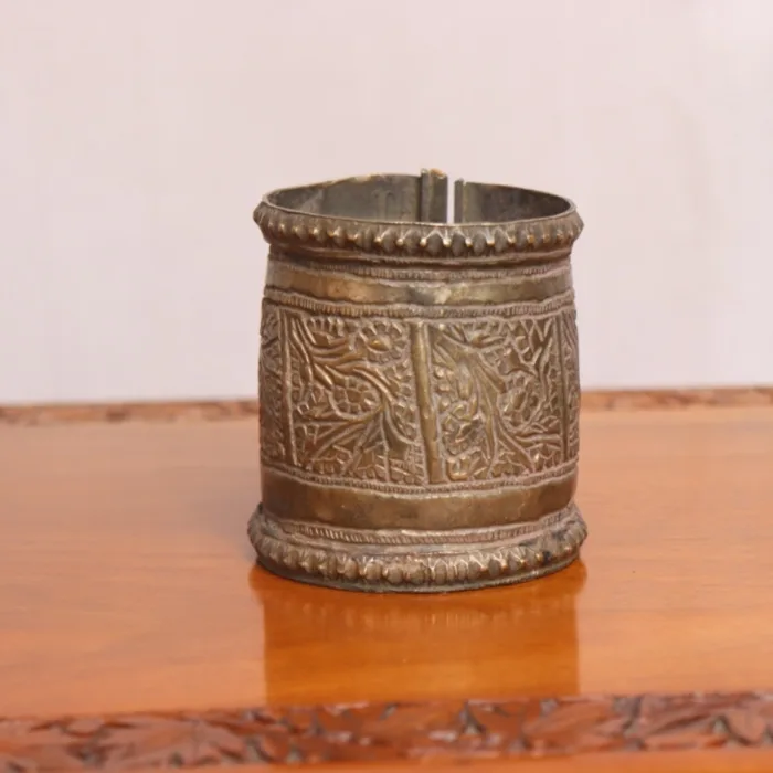 Cuff Bracelet Bangles kashmiri traditional antique silver piece 17