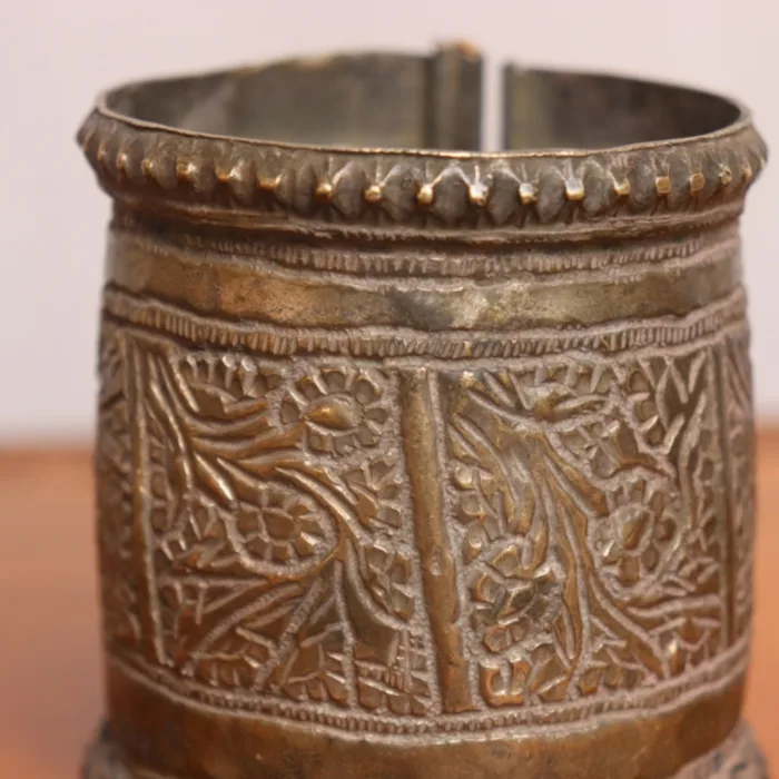 Cuff Bracelet Bangles kashmiri traditional antique silver piece 18