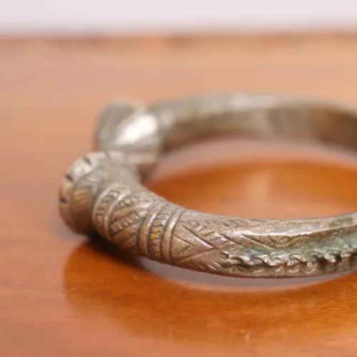 Cuff Bracelet Bangles kashmiri traditional antique silver piece 22