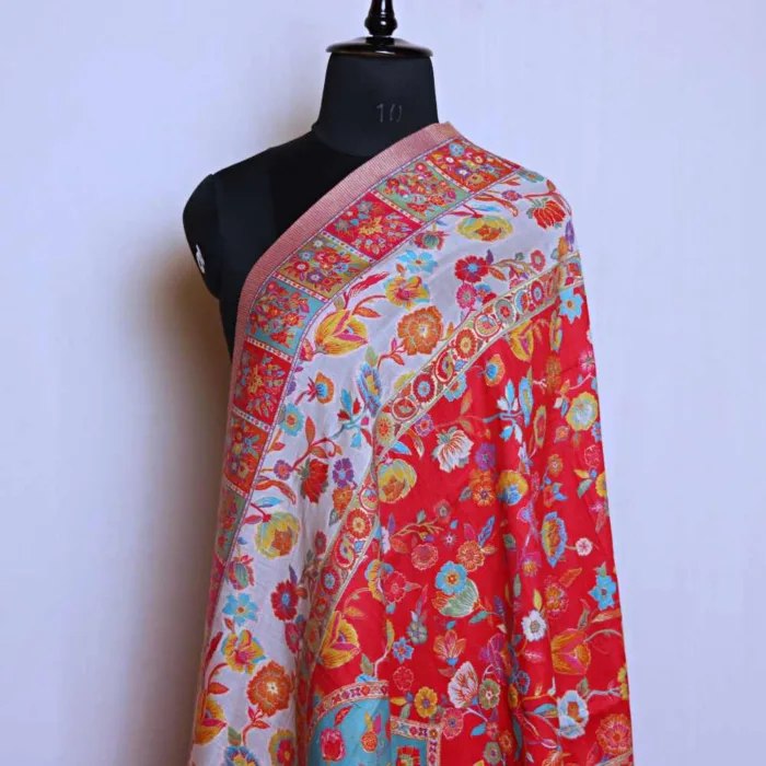 Kani weaving Stoles Dupatta 07