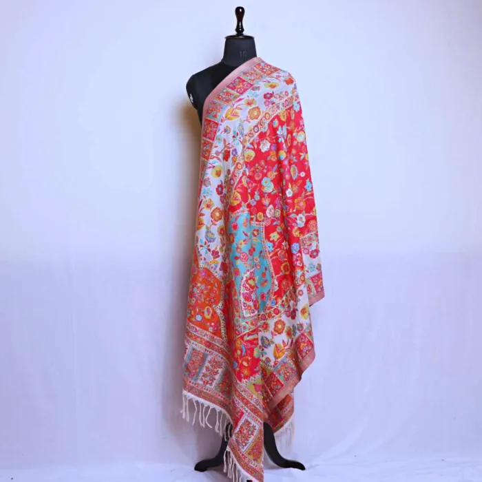 Kani weaving Stoles Dupatta 08