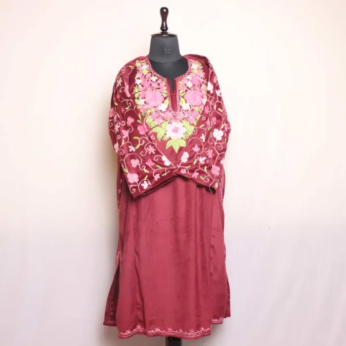 Kashmiri Feran Dress with embroidery buy 14