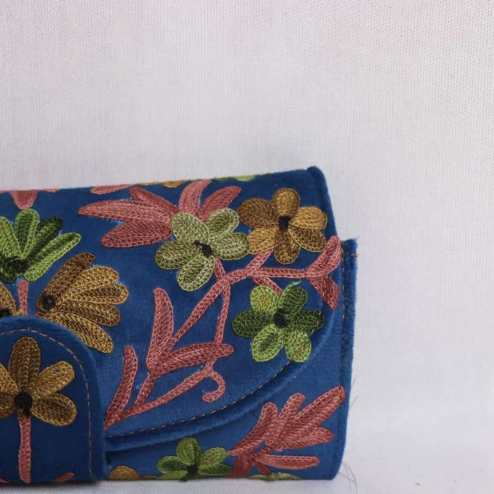 Kashmiri embroidery wallet 06