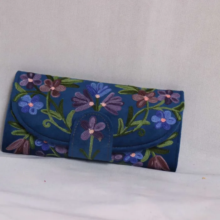 Kashmiri embroidery wallet 12