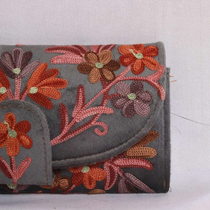 Kashmiri embroidery wallet 14