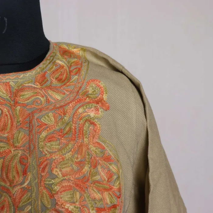 Kashmiri feran with embroidery 05