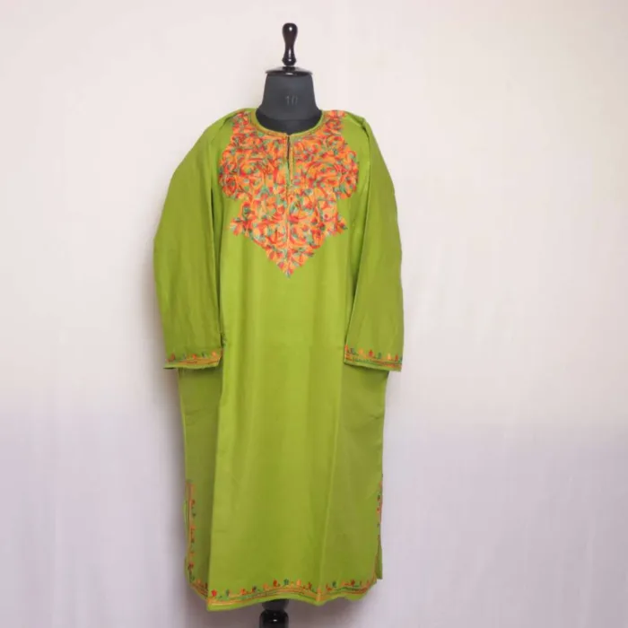 Kashmiri feran with embroidery 22 jpg