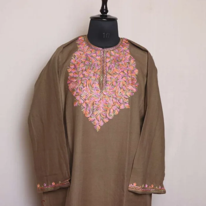 Kashmiri feran with embroidery 30