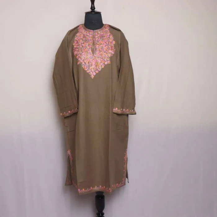 Kashmiri feran with embroidery 31 jpg