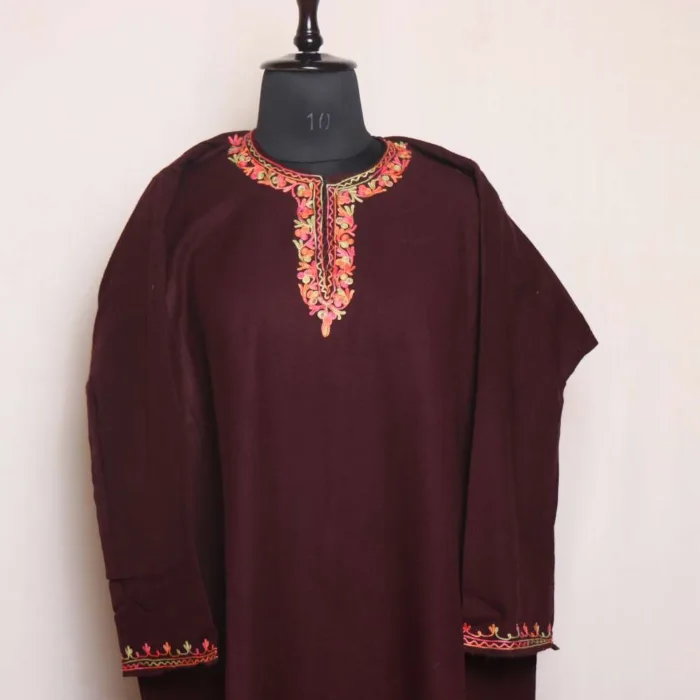 Kashmiri feran with embroidery 36 jpg