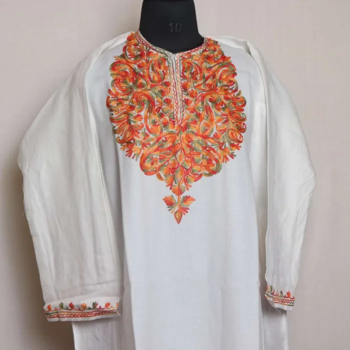 Kashmiri feran with embroidery 42