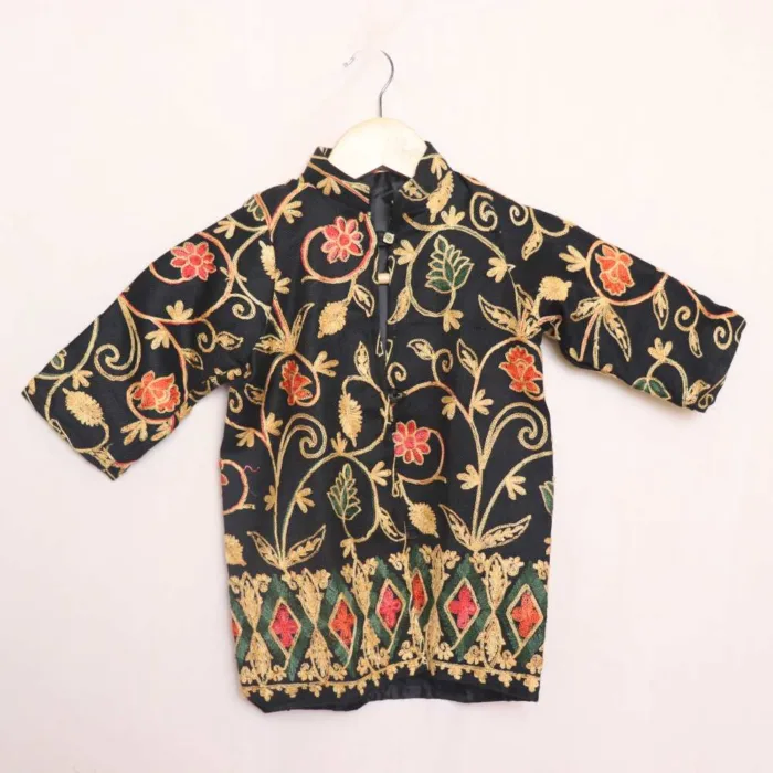 Kids Kashmiri coat dress 09