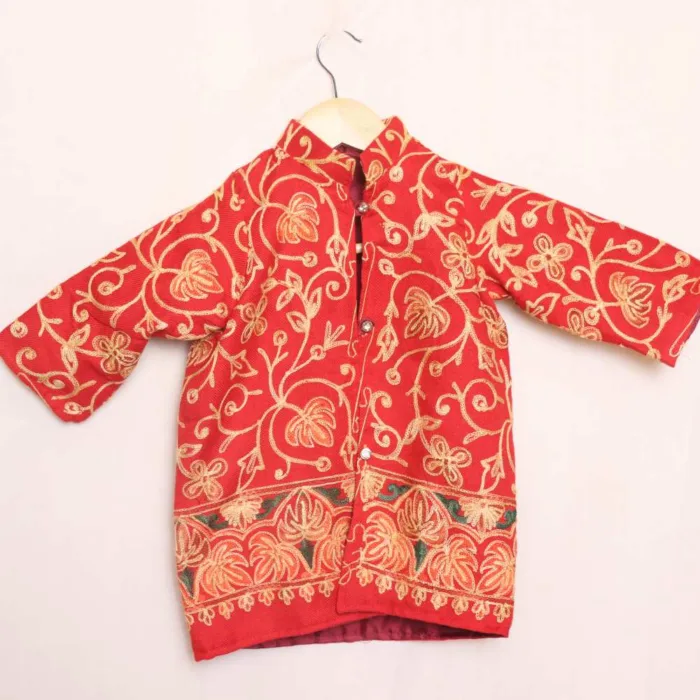 Kids Kashmiri coat dress 12