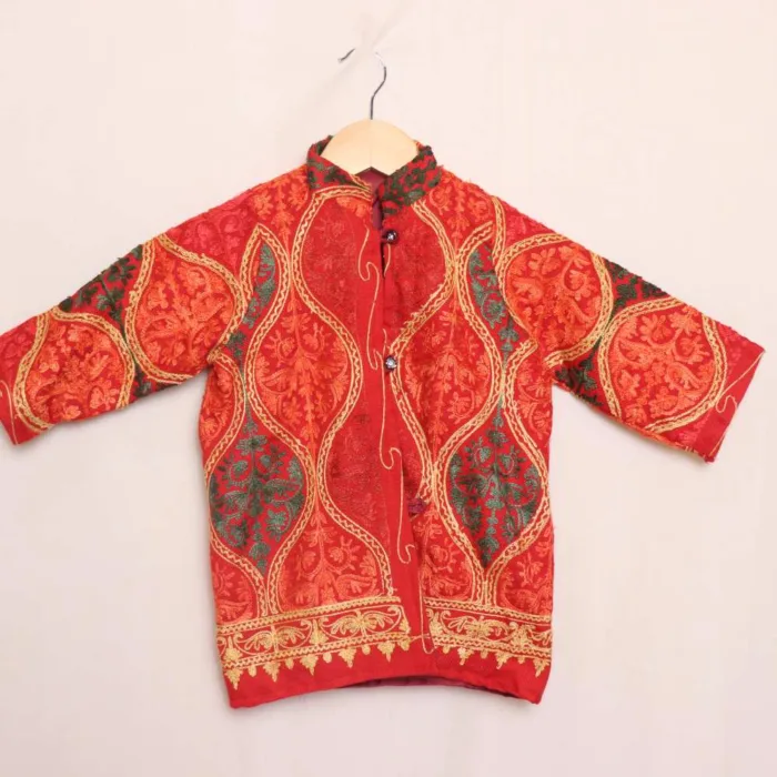 Kids Kashmiri coat dress 15