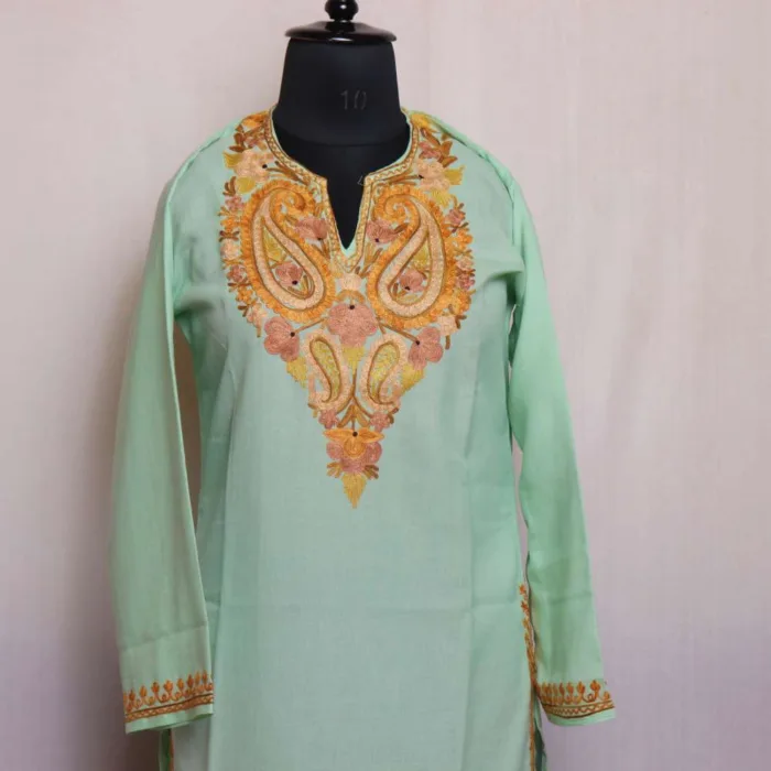 Kurtis from Kashmiri with embroidery 17 jpg