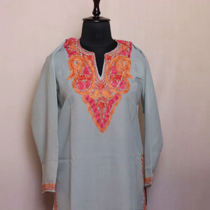 Kurtis from Kashmiri with embroidery 23 jpg