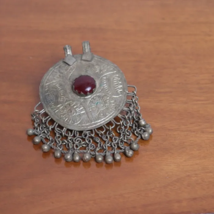 Pendents Kashmiri Traditional Antique Silver 1