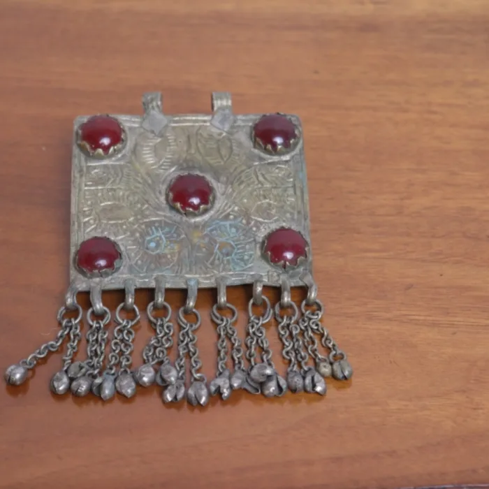 Pendents Kashmiri Traditional Antique Silver 18