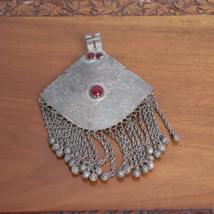 Pendents Kashmiri Traditional Antique Silver 24