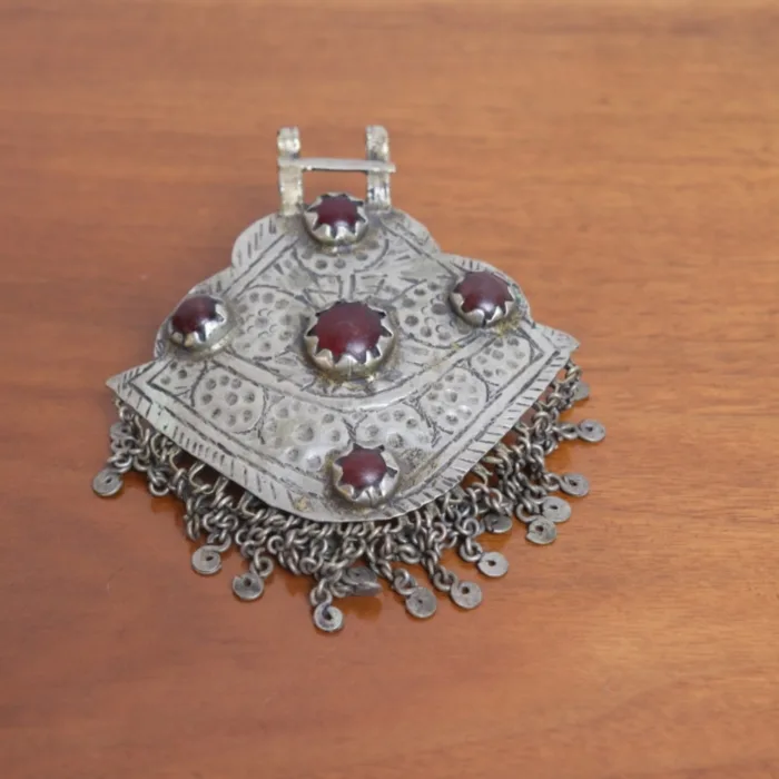 Pendents Kashmiri Traditional Antique Silver 33