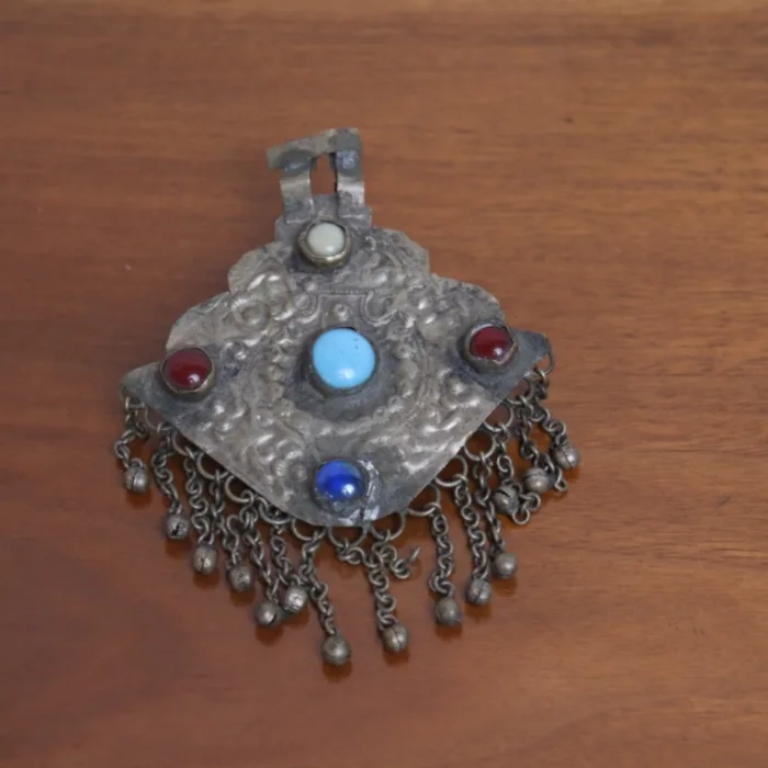 Pendents Kashmiri Traditional Antique Silver 7